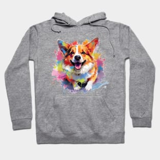 Corgi Art Hoodie